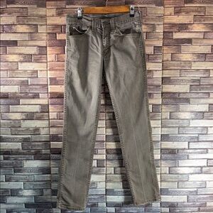 EUC Levi's Men's Taupe 511 Slim Straight Jeans 31x32